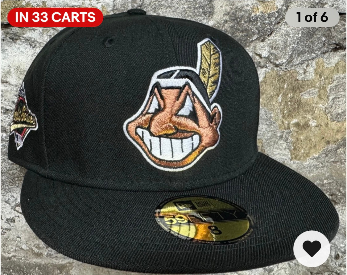 Custom Chief Wahoo hat (for @oneway2g)