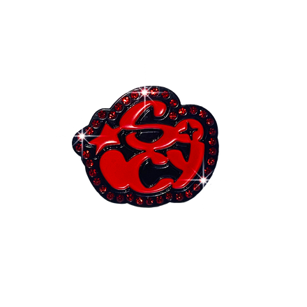 SoIcy Hat Pin (Red & Black)